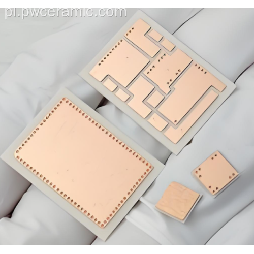 Dwustronne podłoże metalizowane DPC pokryte miedzią